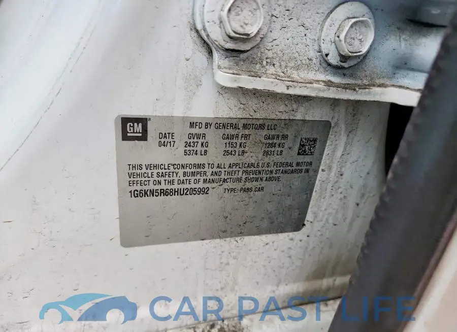 1G6KN5R68HU205992# 12