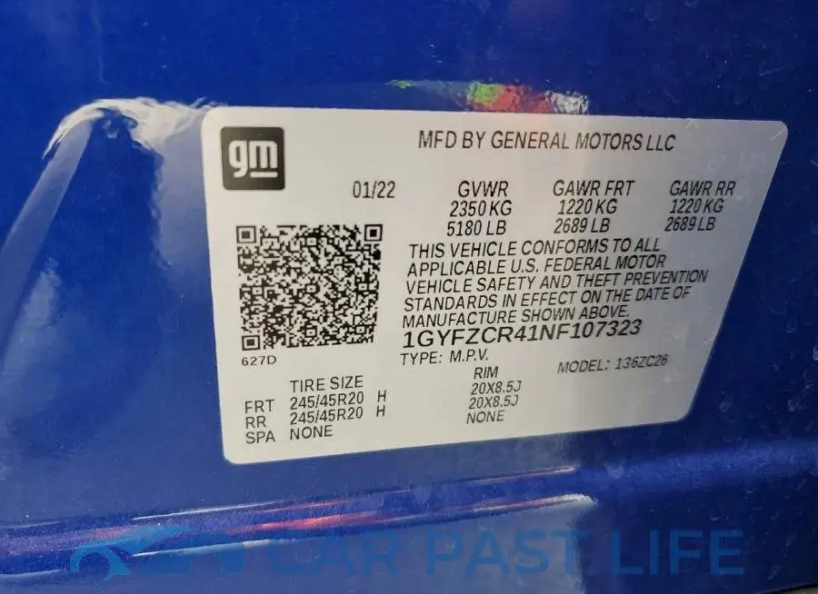 1GYFZCR41NF107323# 13