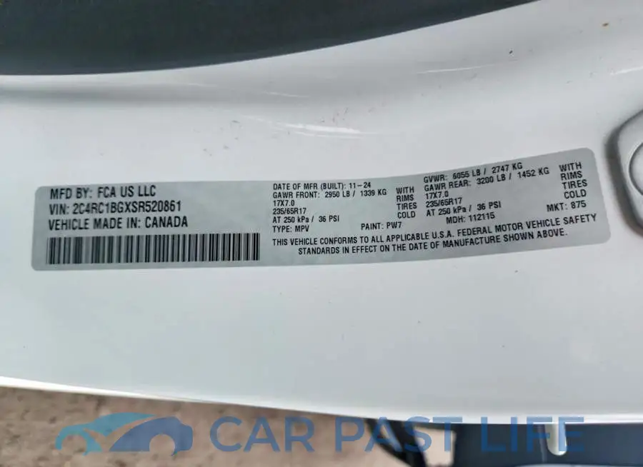 2C4RC1BGXSR520861# 13