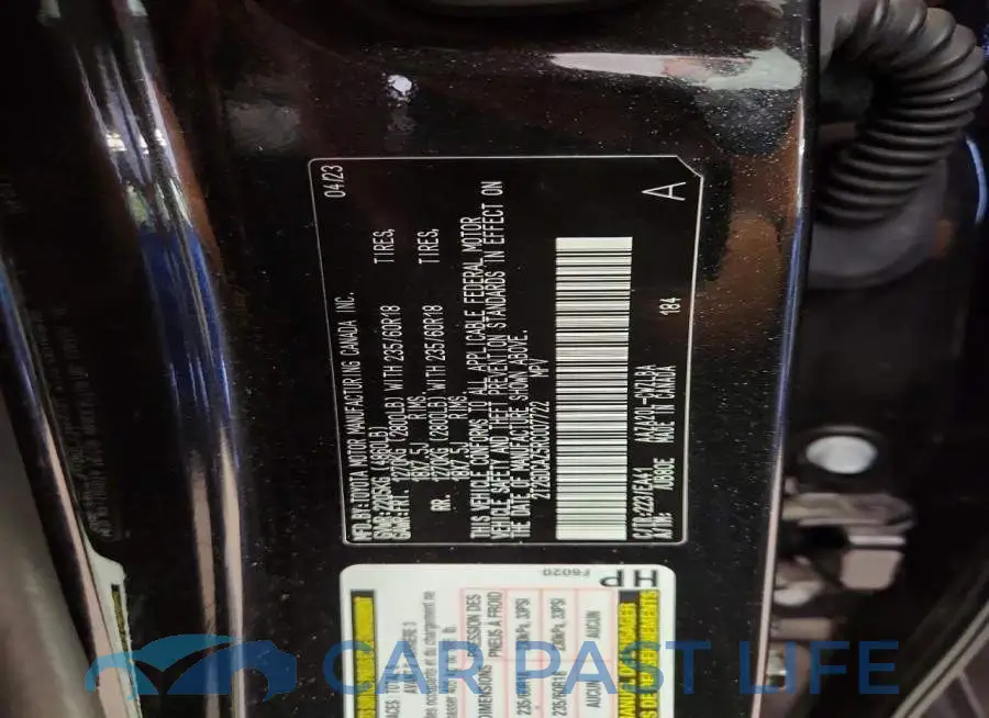 2T2GDCAZ5RC007722# 13