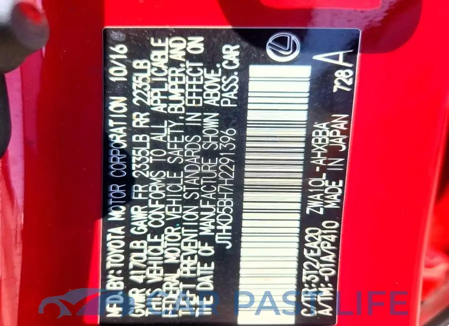 JTHKD5BH7H2291396# 12