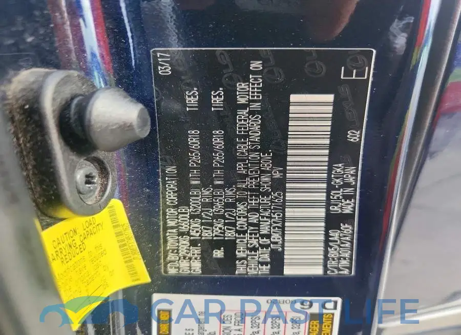 JTJBM7FX7H5171625# 13