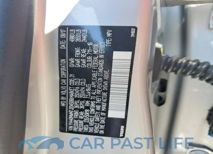 YV440MWM7J2045068# 12