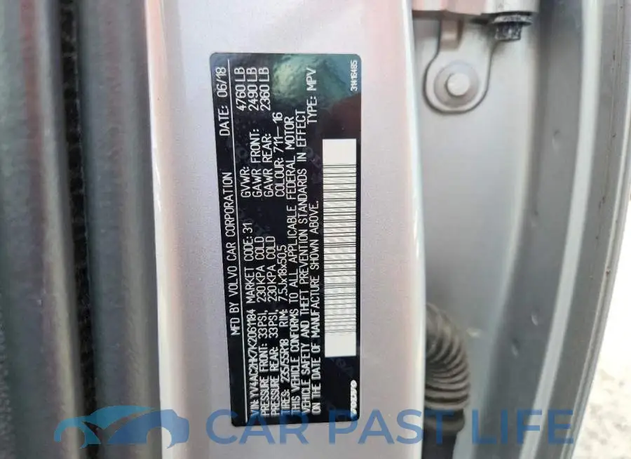 YV4AC2HK7K2061184# 13
