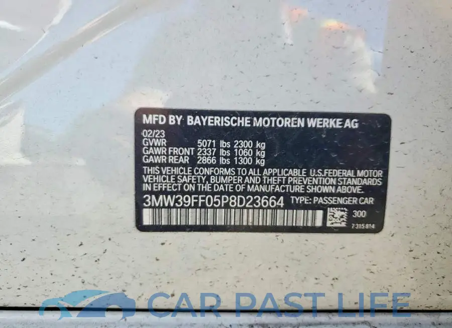 3MW39FF05P8D23664# 13