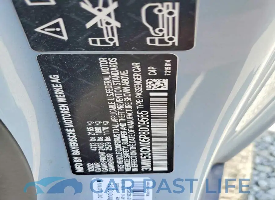 3MW53CM05P8D09565# 12