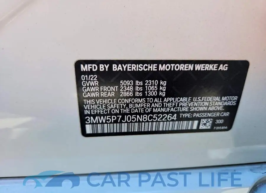 3MW5P7J05N8C52264# 13