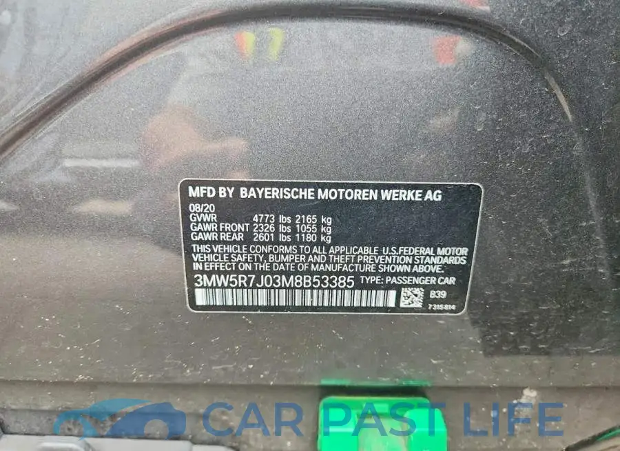 3MW5R7J03M8B53385# 12