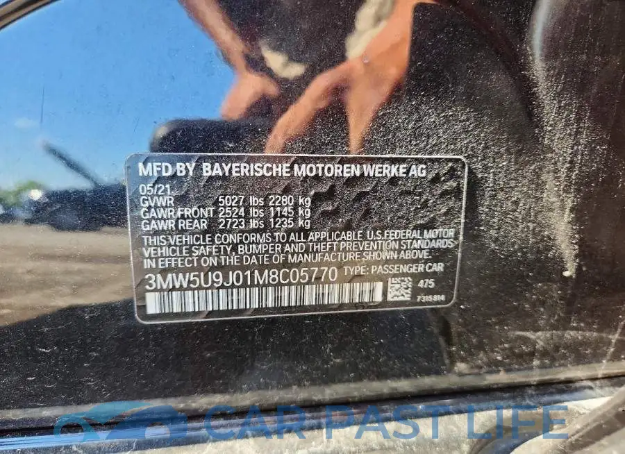3MW5U9J01M8C05770# 12