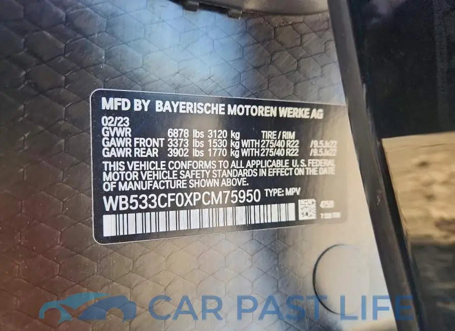 WB533CF0XPCM75950# 14