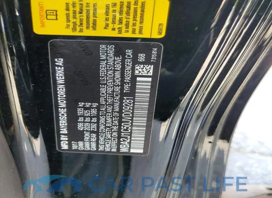 WBA2J1C50JVD09281# 12