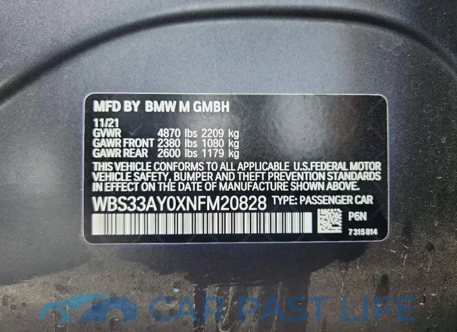 WBS33AY0XNFM20828# 13