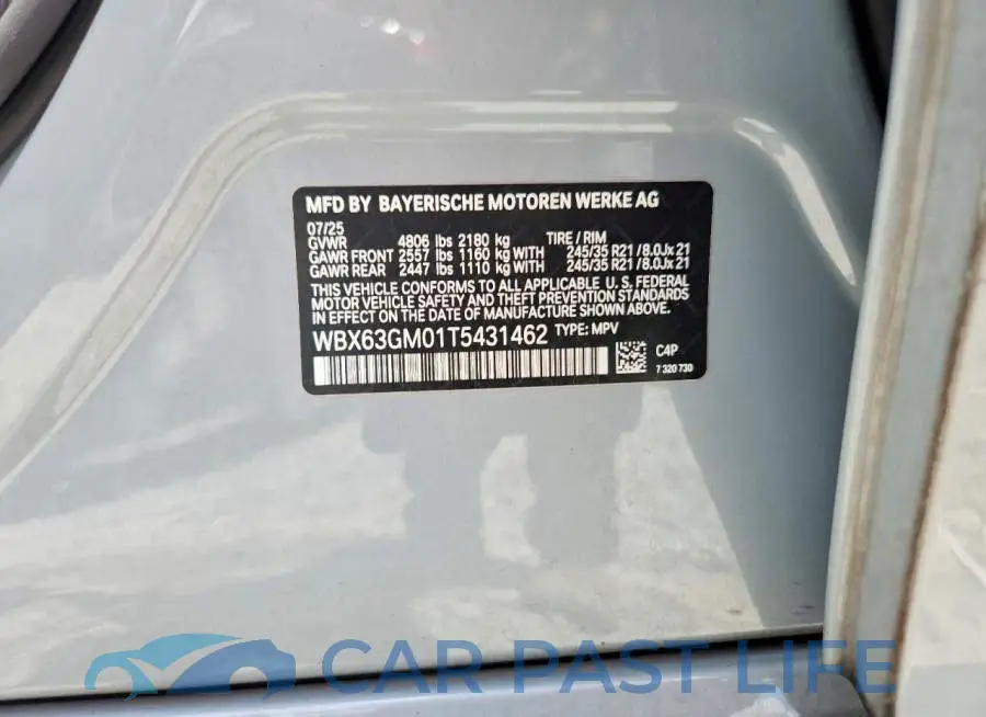 WBX63GM01T5431462# 13