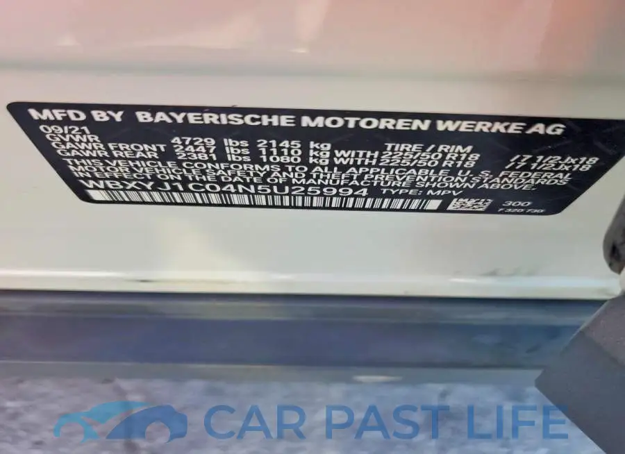 WBXYJ1C04N5U25994# 13