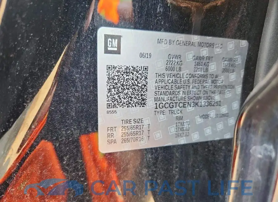 1GCGTCEN3K1336251# 12