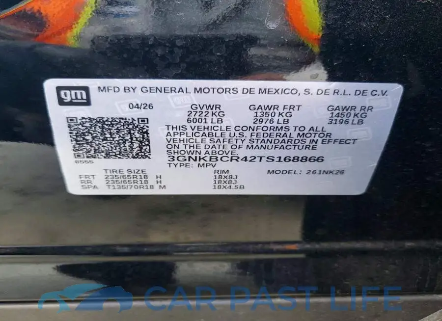 3GNKBCR42TS168866# 14