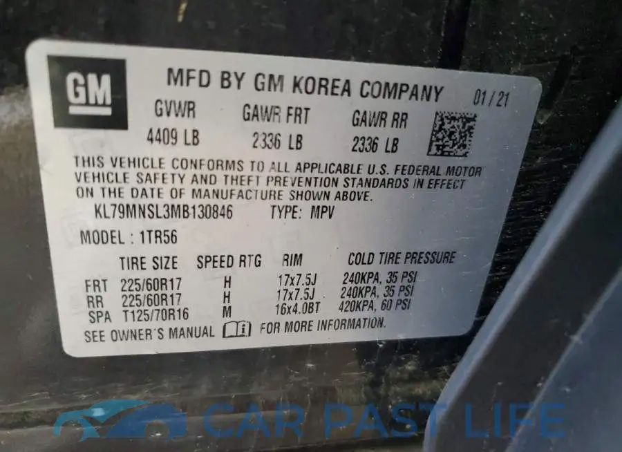 KL79MNSL3MB130846# 13