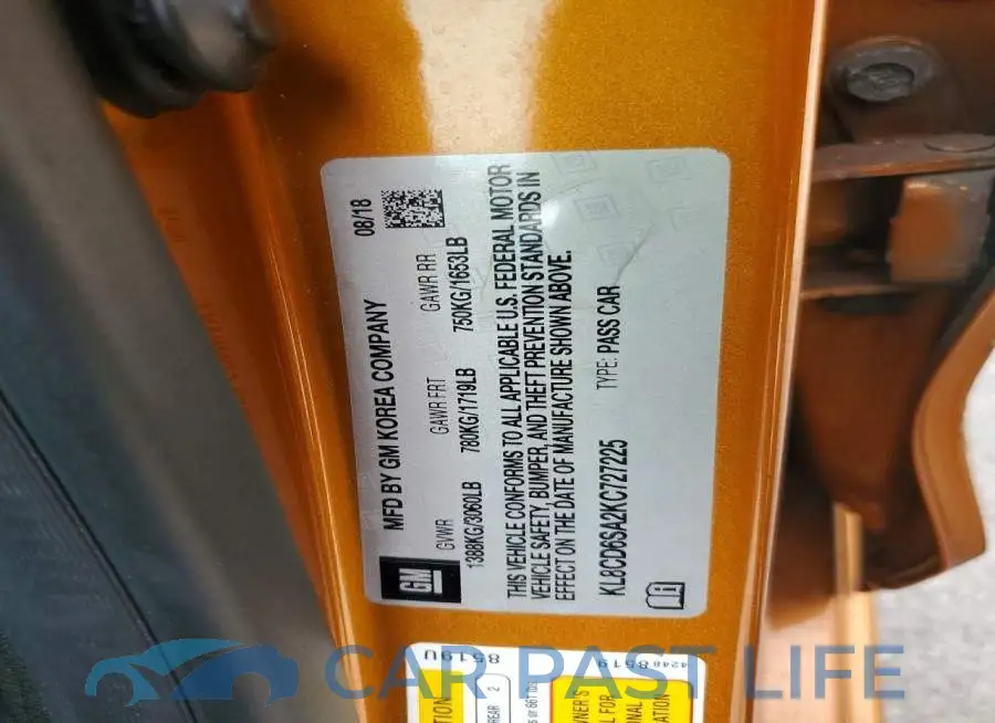 KL8CD6SA2KC727225# 12