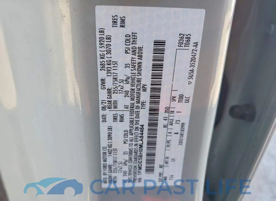 1FMDE5BH0MLA84484# 13