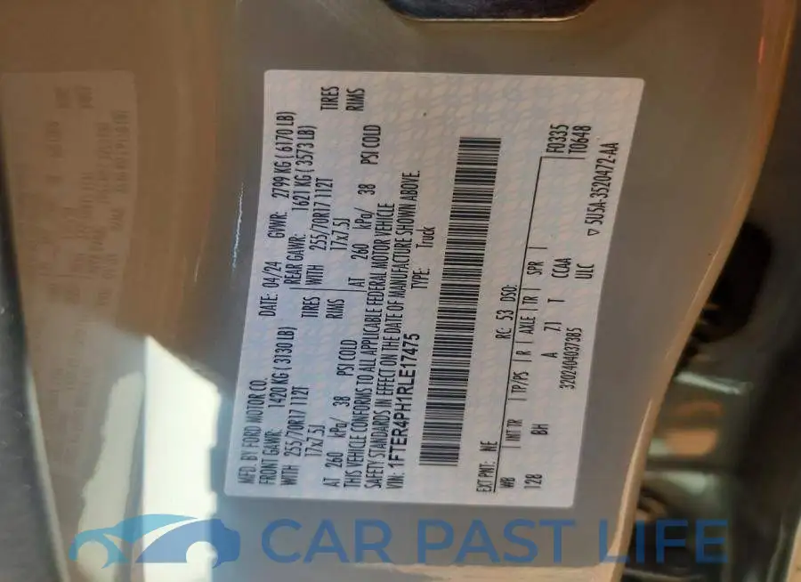 1FTER4PH1RLE17475# 13