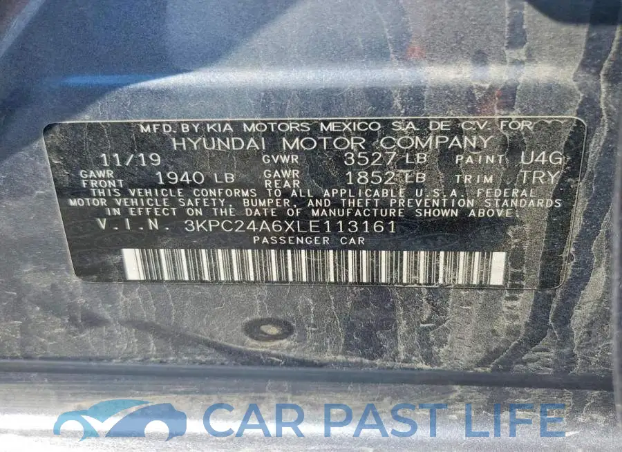 3KPC24A6XLE113161# 12