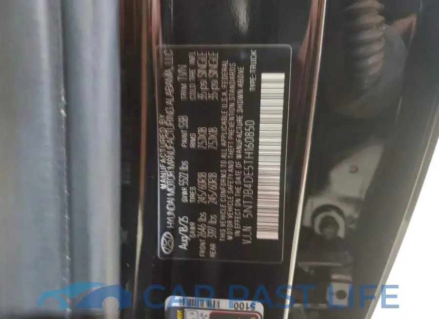 5NTJB4DE5TH160850# 13