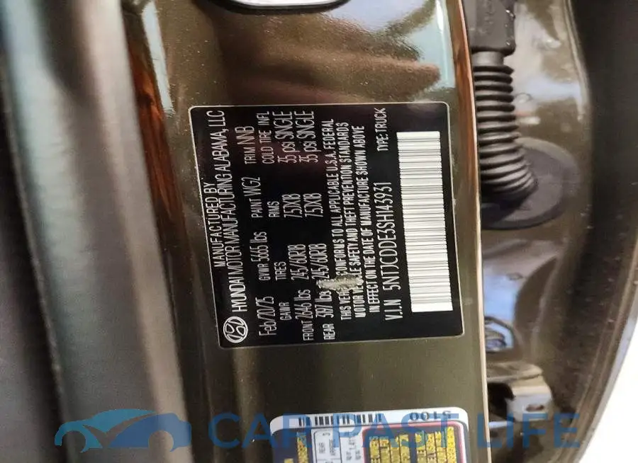 5NTJCDDE3SH143931# 13