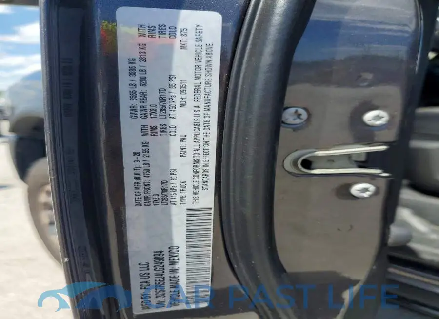 3C6TR5EJ4LG249894# 12
