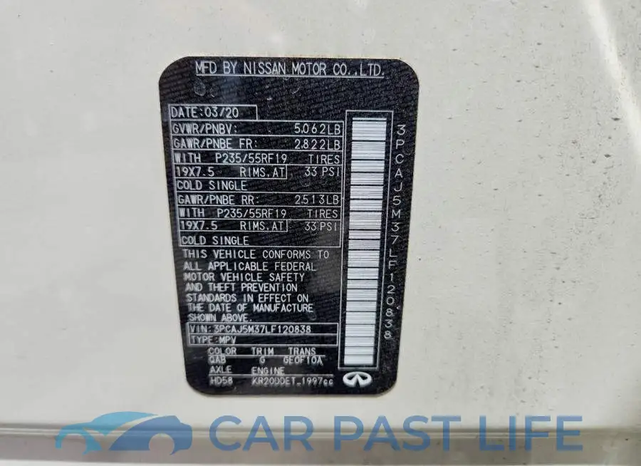 3PCAJ5M37LF120838# 13