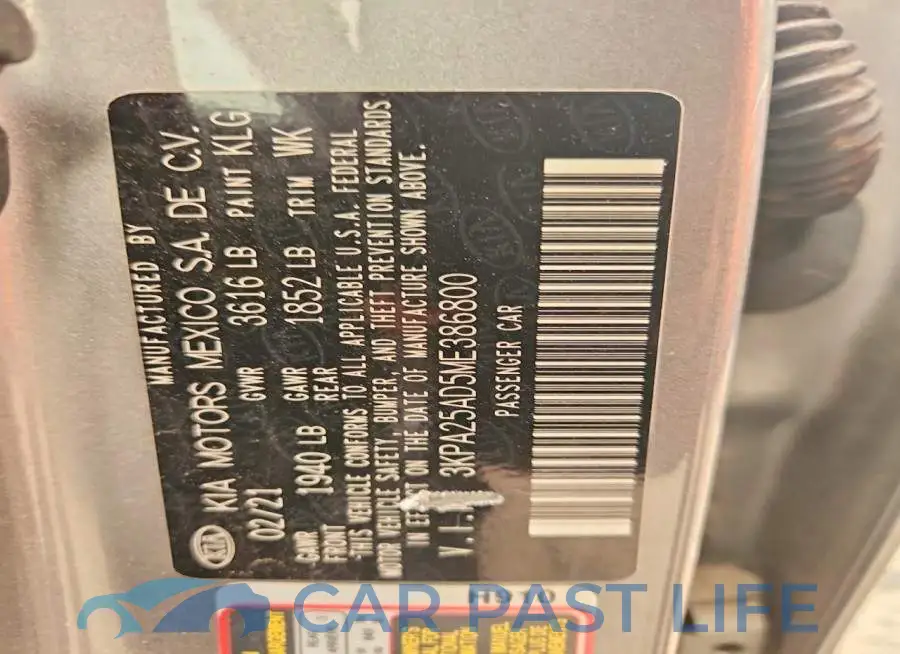3KPA25AD5ME386800# 12