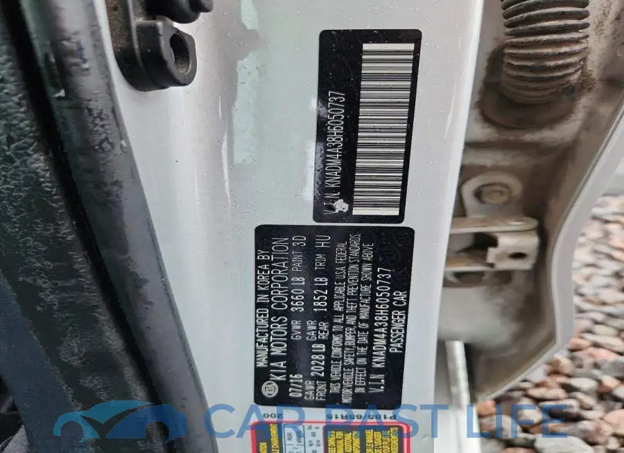 KNADM4A38H6050737# 12