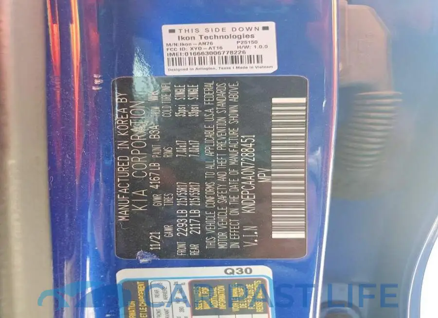 KNDEPCAA0N7288451# 14