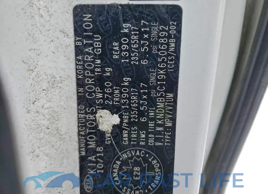 KNDMB5C19K6506892# 14