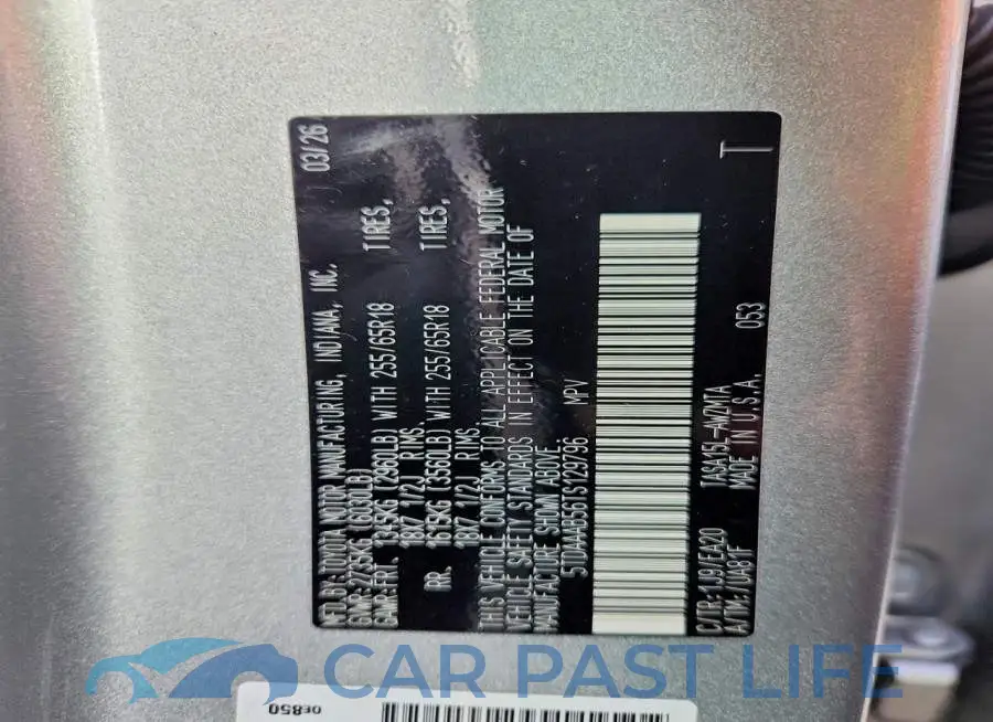 5TDAAAB56TS129796# 13