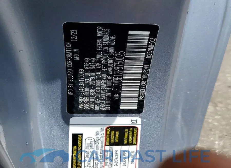 JF1ZNBE12R8750025# 12