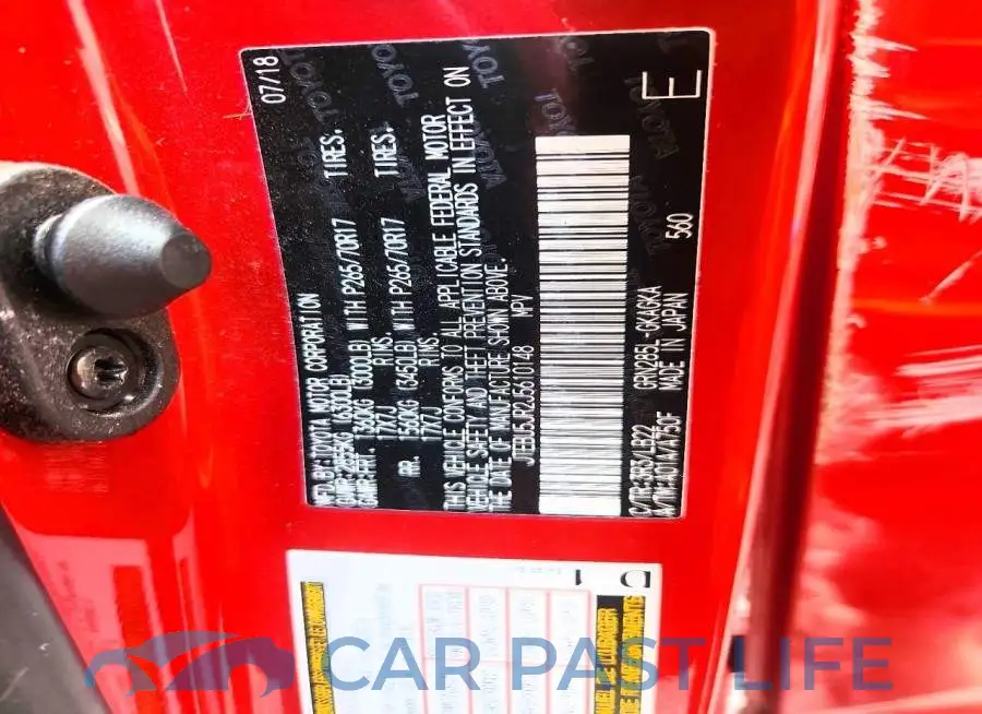 JTEBU5JR2J5610148# 14