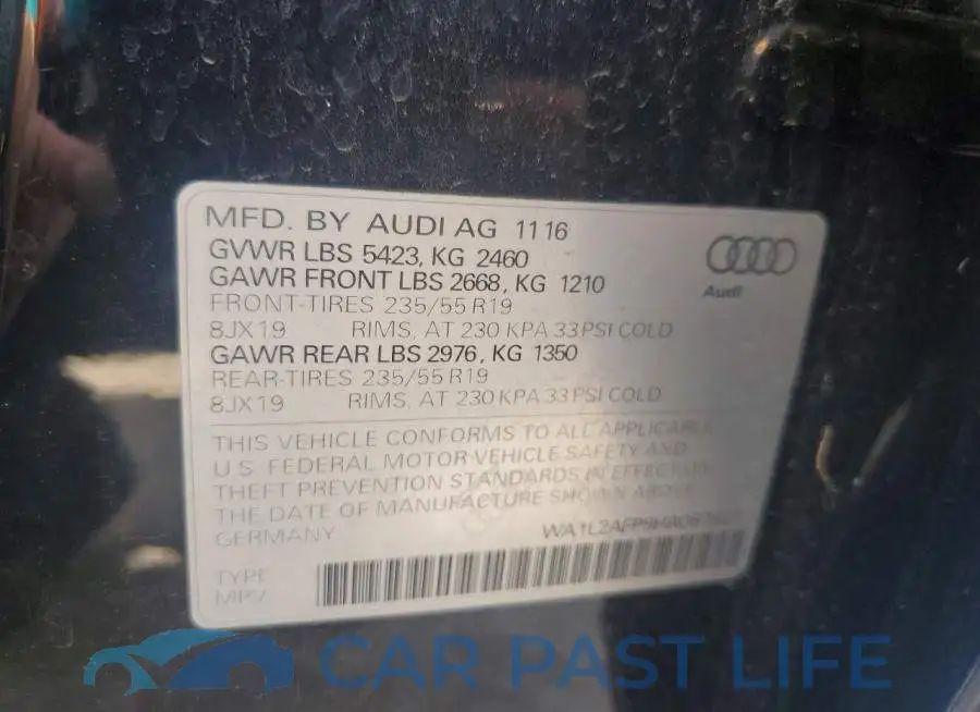 WA1L2AFP9HA087821# 13