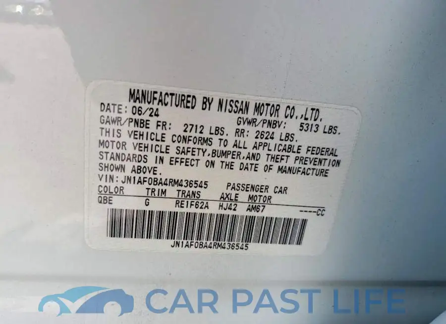 JN1AF0BA4RM436545# 14