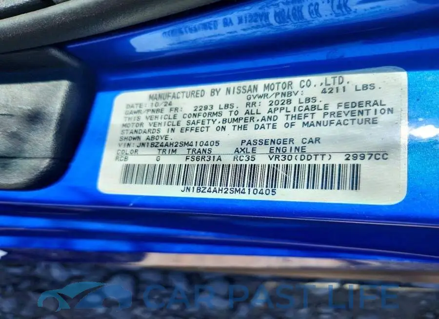 JN1BZ4AH2SM410405# 13