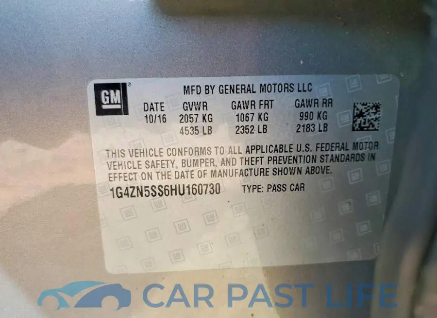 1G4ZN5SS6HU160730# 12
