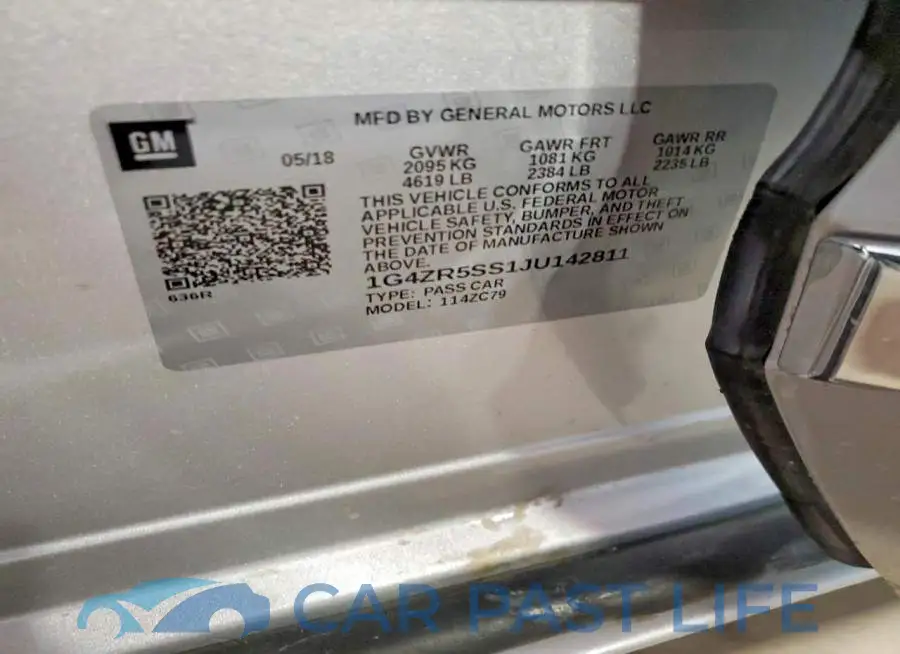 1G4ZR5SS1JU142811# 12