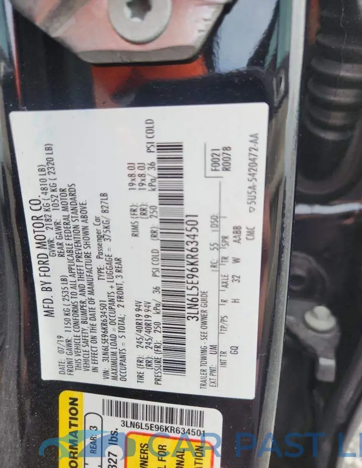 3LN6L5E96KR634501# 12