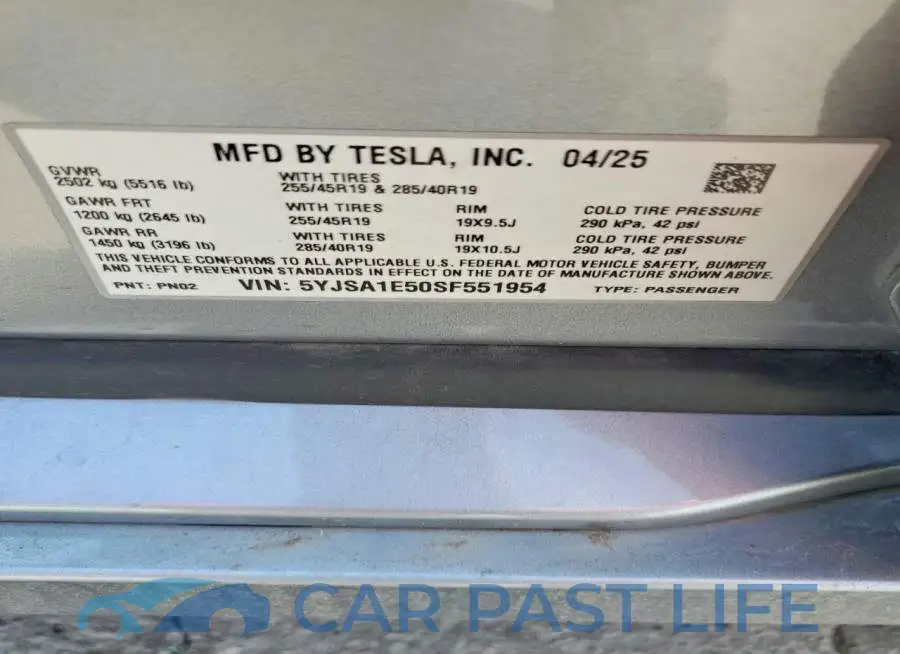 5YJSA1E50SF551954# 12