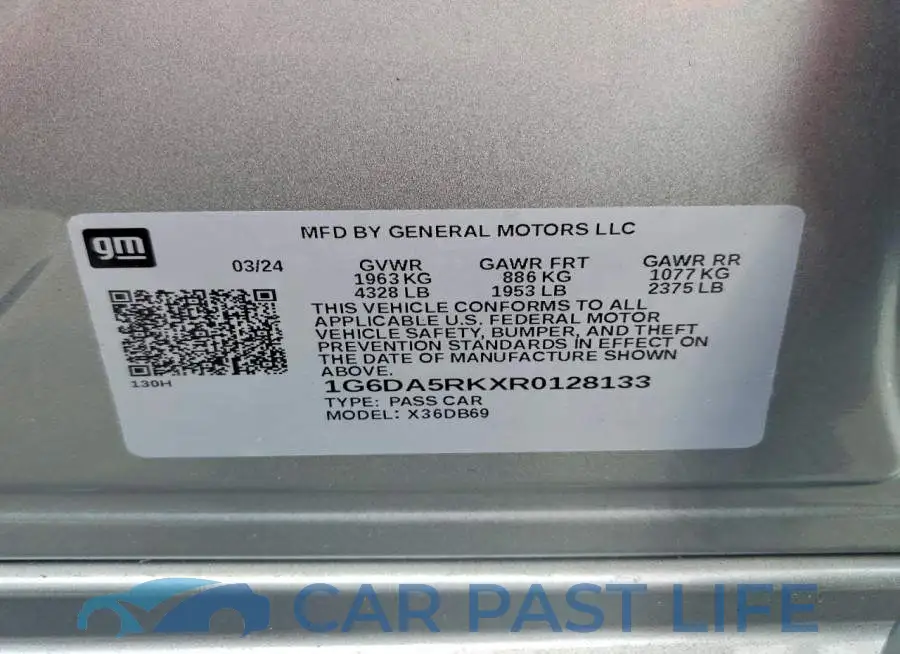 1G6DA5RKXR0128133# 12