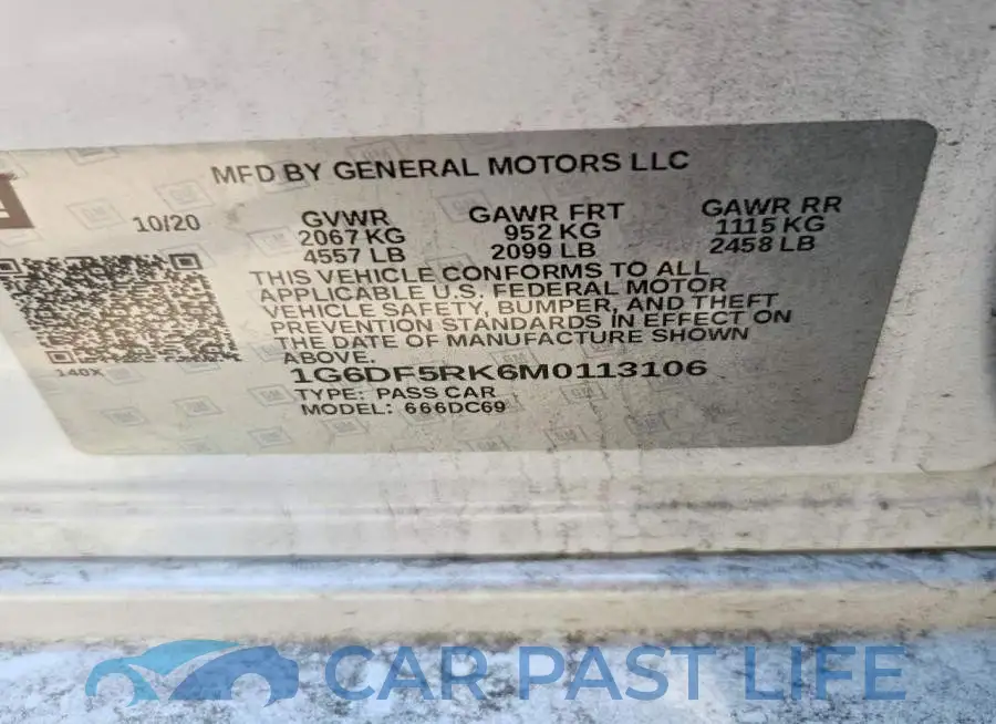 1G6DF5RK6M0113106# 12