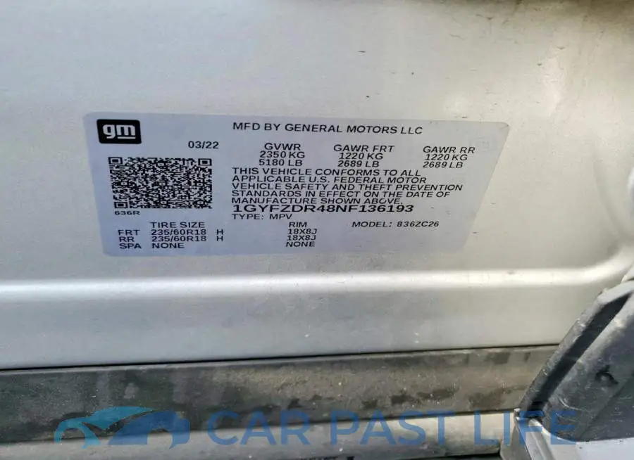 1GYFZDR48NF136193# 13