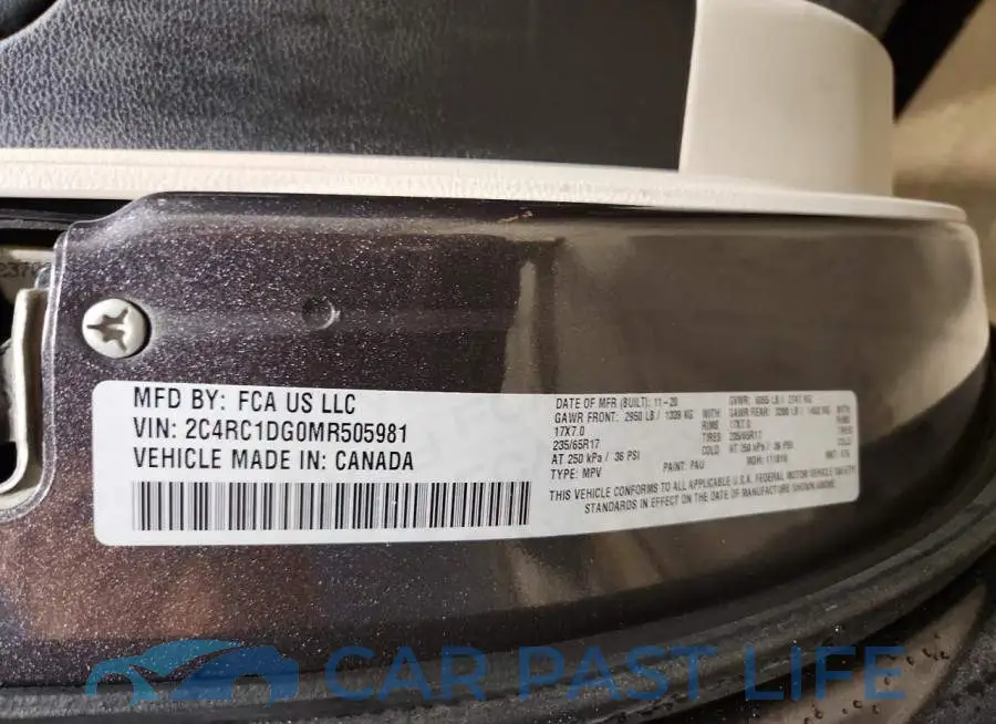 2C4RC1DG0MR505981# 13