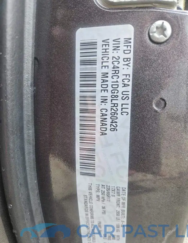 2C4RC1DG8LR260426# 10