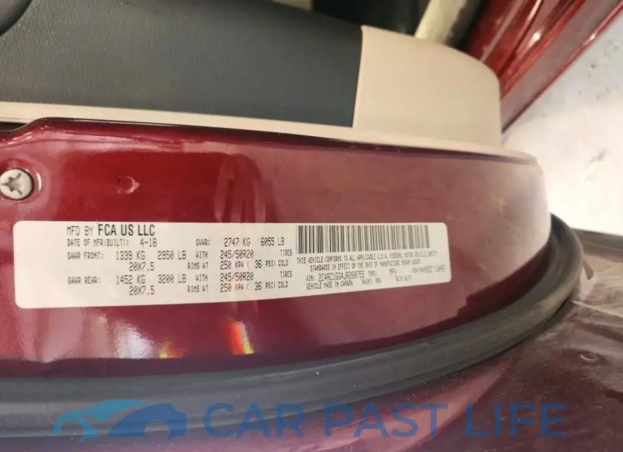 2C4RC1GG4JR260755# 14