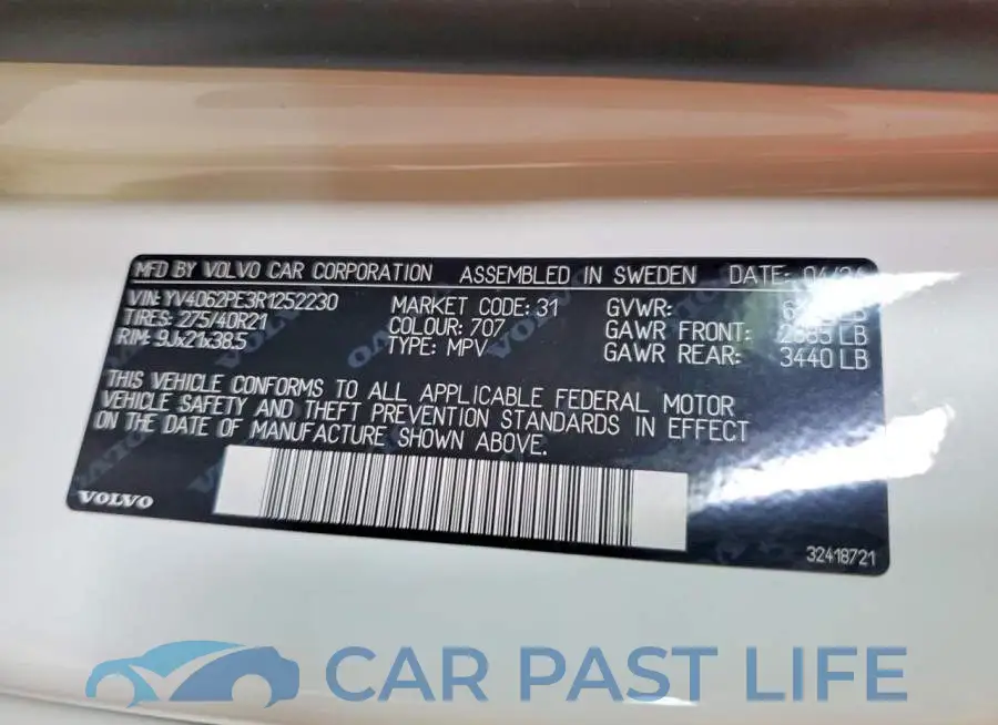 YV4062PE3R1252230# 13